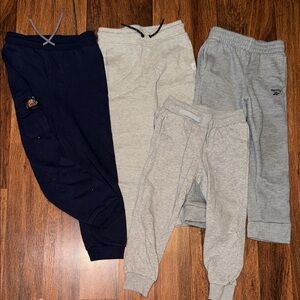 Boys Sweatpants Set - Navy and Gray